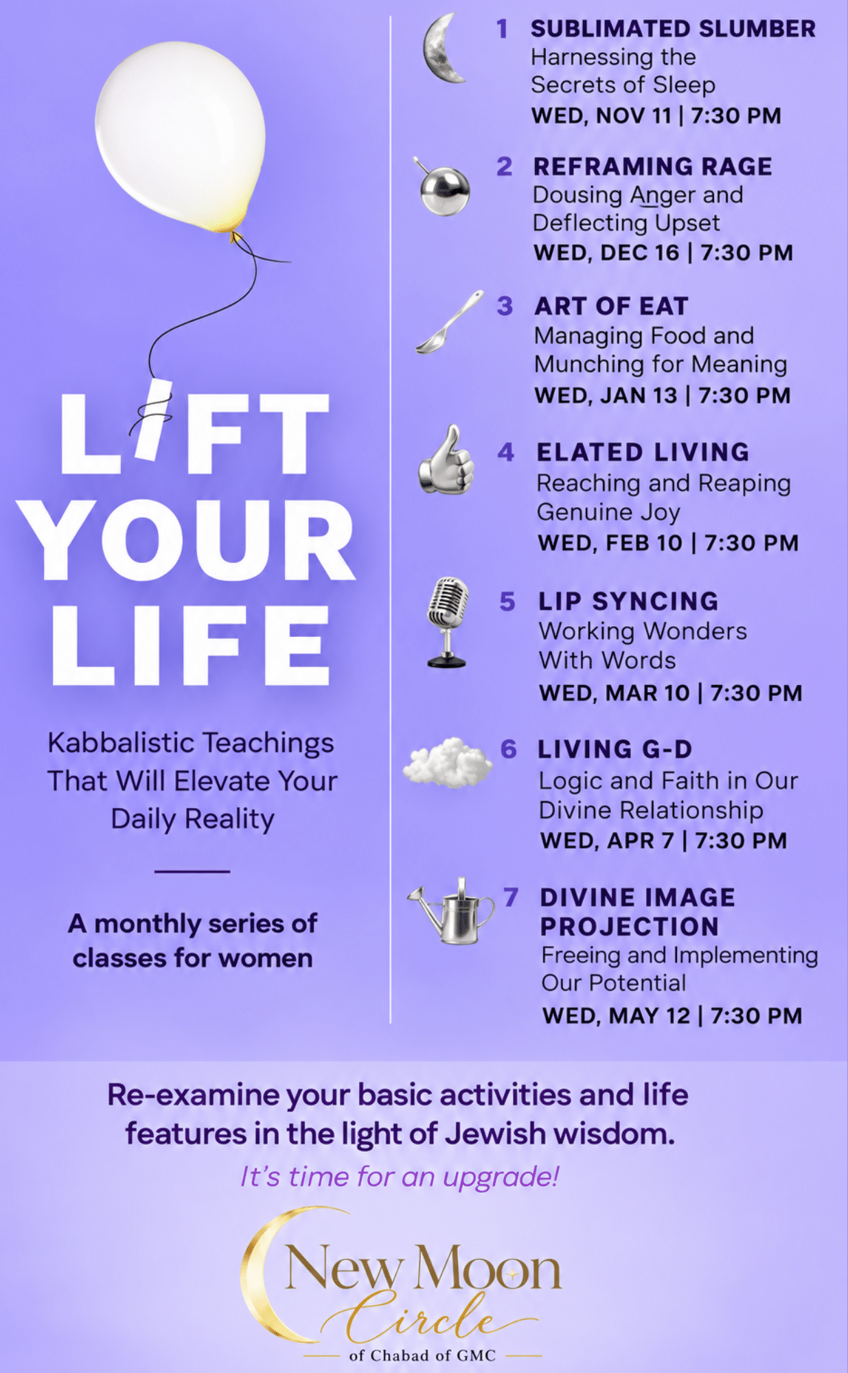 new moon circle flyer 26-27